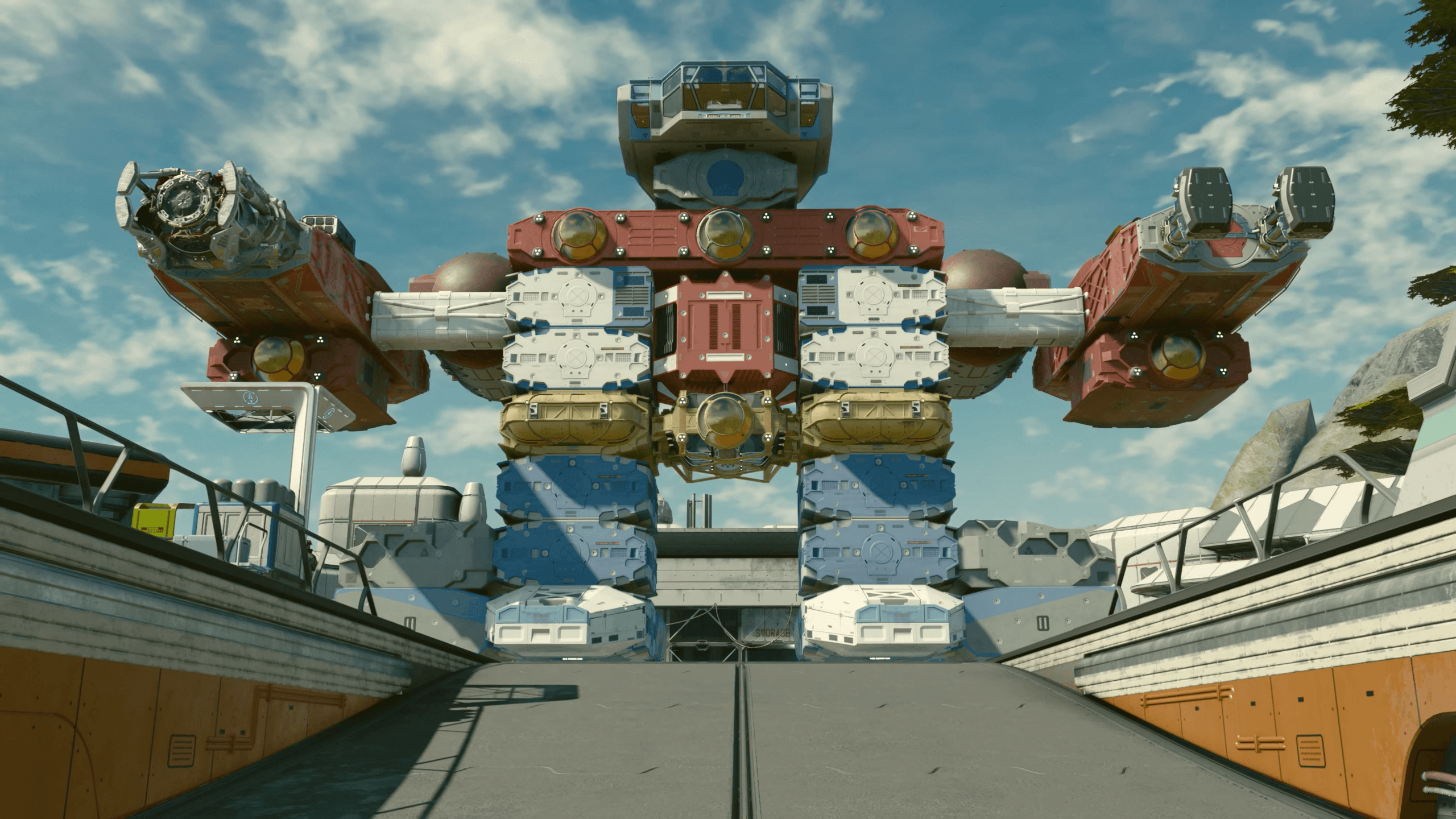 Crazy robot ship customization