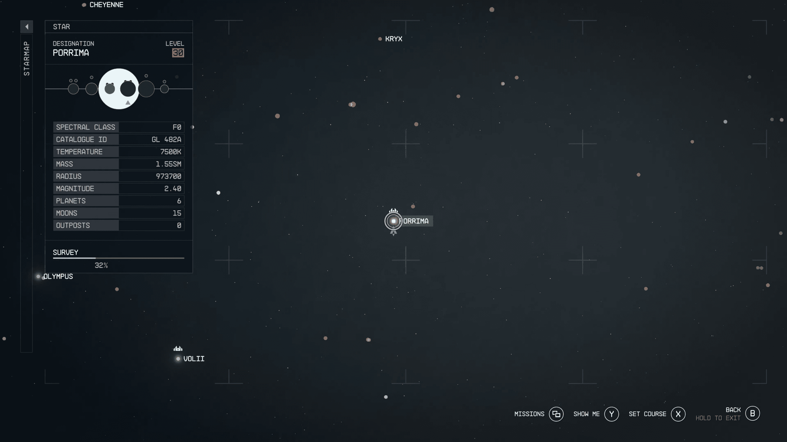 Large starmap