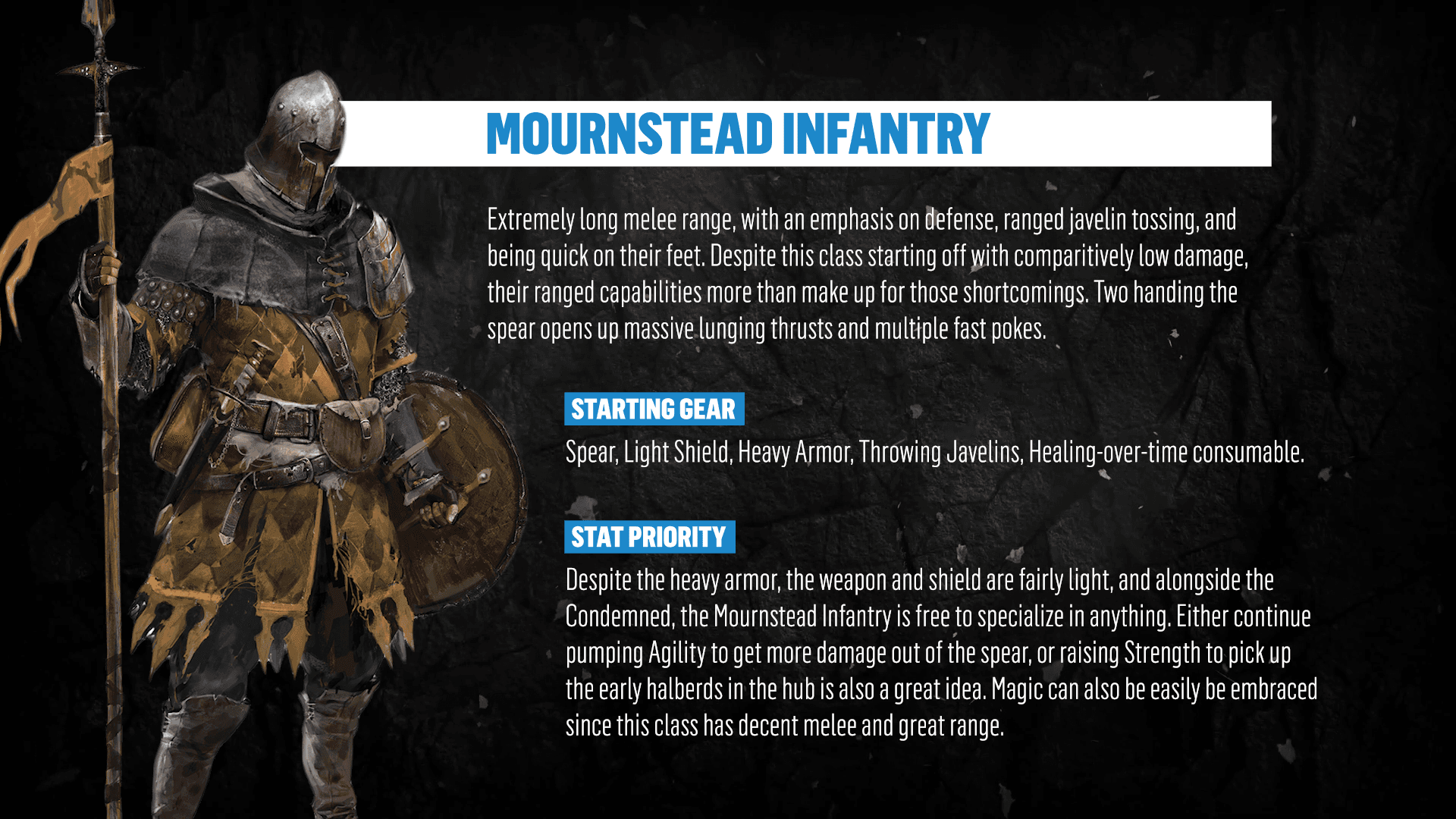 Mournstead Infantry Class