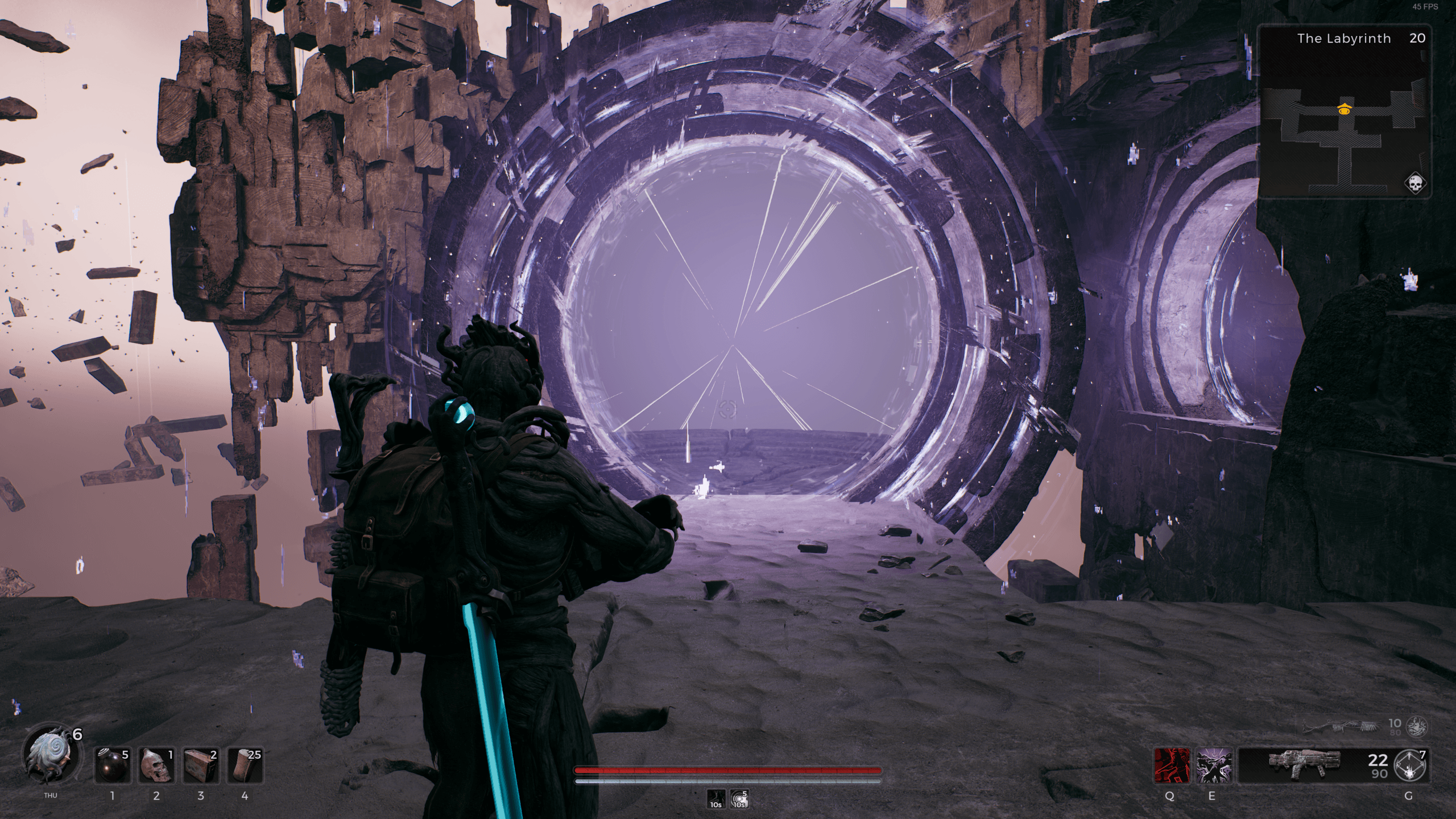 Labyrinth glitching portal